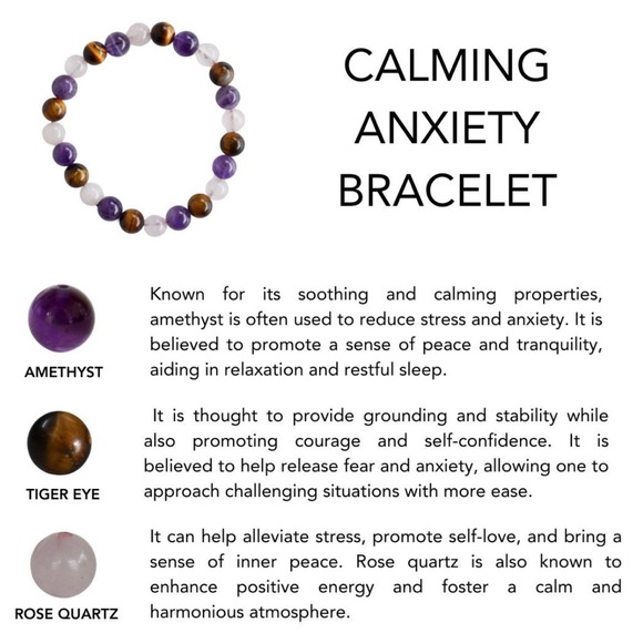 🆕New Anxiety Relief 8mm Healing Gemstone Bracelet - Picture 3 of 3
